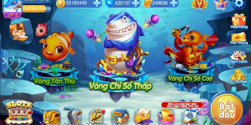Những loài cá đặc trưng tại bắn cá H5