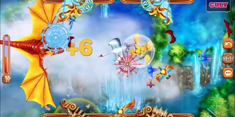 Điểm hấp dẫn trong Rồng chiến game bắn cá 3D online