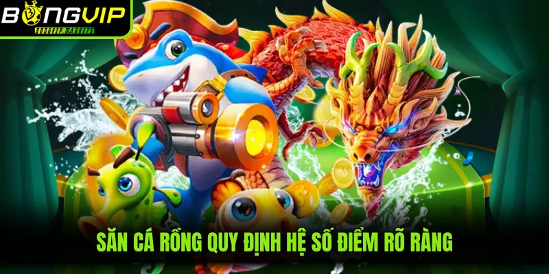 Săn cá rồng quy định hệ số điểm rõ ràng
