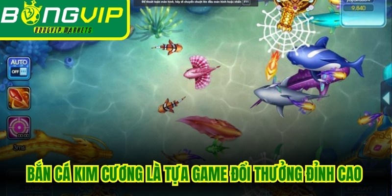 Bắn cá kim cương là tựa game đổi thưởng đỉnh cao với đồ họa 3D sắc nét
