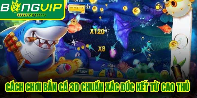 Cách chơi bắn cá 3D chuẩn xác được đúc kết từ cao thủ hàng đầu