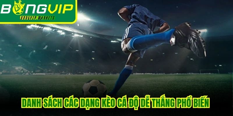 Danh sách các dạng kèo cá độ dễ thắng phổ biến trên mạng nên áp dụng
