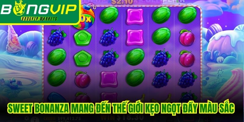 Sweet Bonanza mang đến thế giới kẹo ngọt đầy màu sắc thu hút mọi game thủ