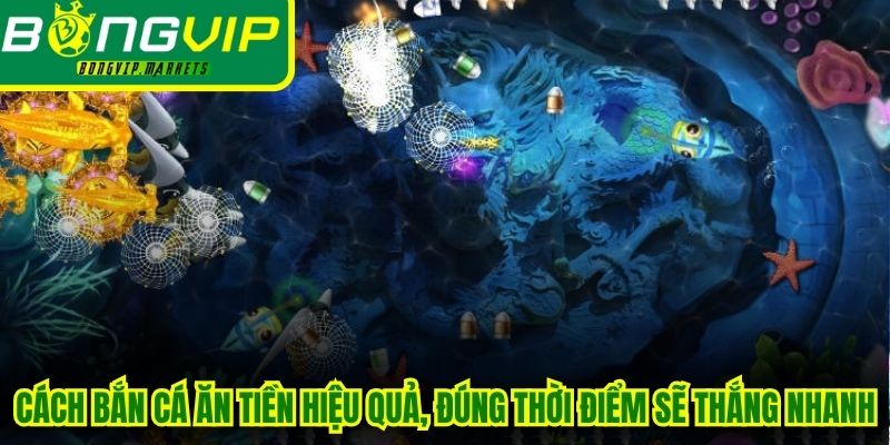 Cách bắn cá ăn tiền hiệu quả, đúng thời điểm sẽ thắng cực kỳ nhanh