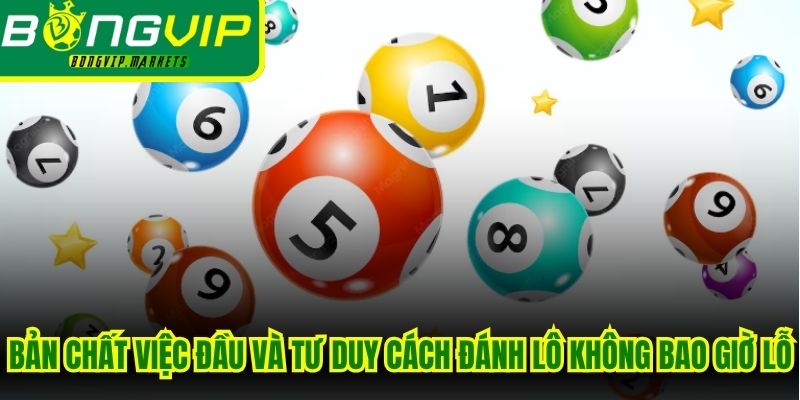 Bản chất việc đầu và tư duy cách đánh lô không bao giờ lỗ