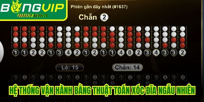 Hệ thống vận hành bằng thuật toán xóc đĩa ngẫu nhiên